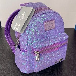 Disney x Loungefly Mermaid Purple Sequin Backpack